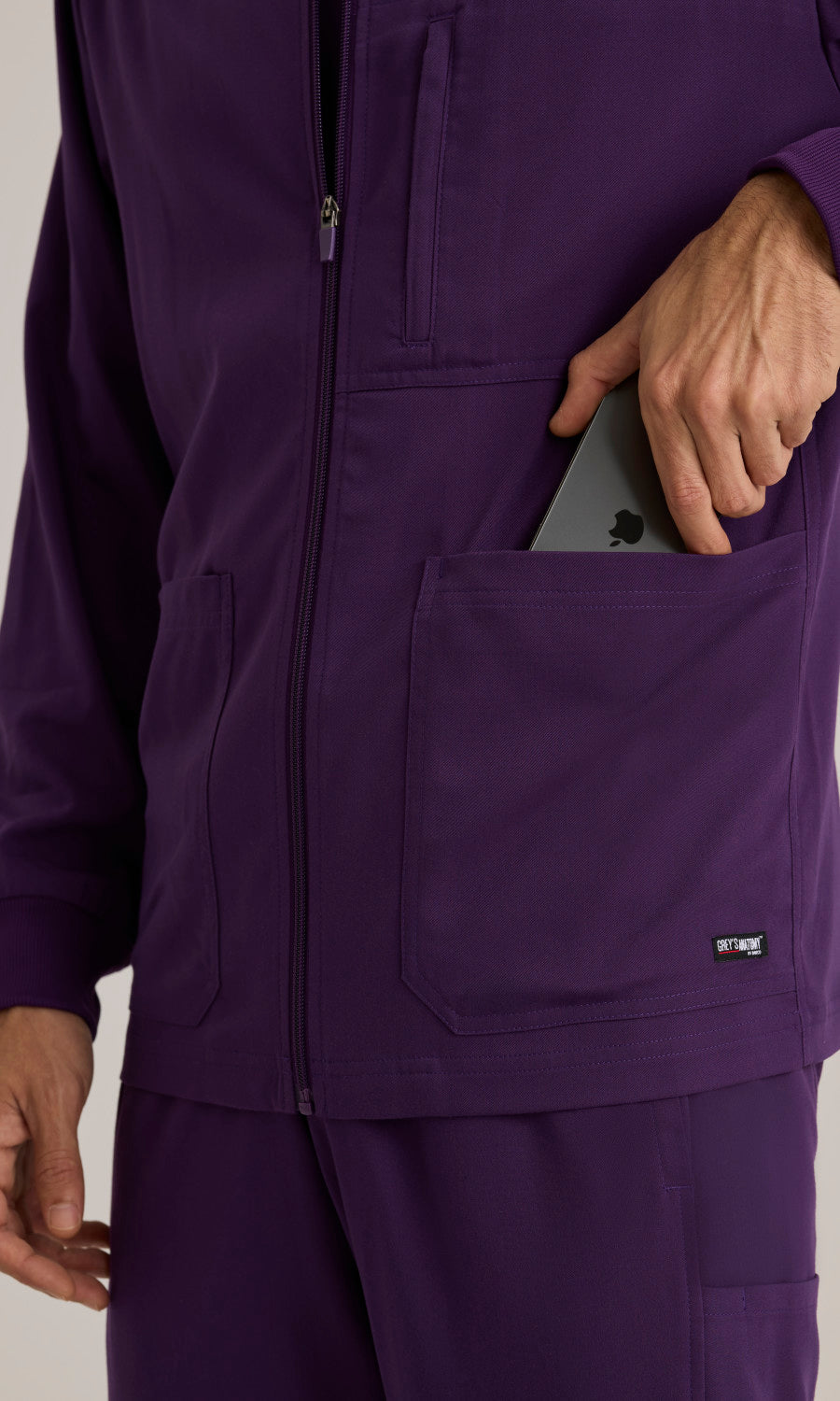 Grey's Anatomy Stretch GRSW871 React Warmup Eggplant